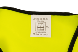 HERMON XXL gelbe reflektierende Weste mit Taschen