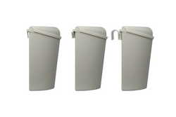 ProPlus 370402 Abfallbehälter mit Deckel für Anhänger und Wohnmobile, 6 l