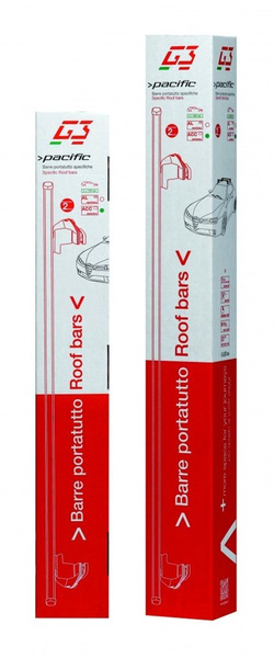 Dachträger universal G3 Pacific 64.130-68.106 Aluminium