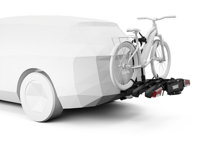 Thule EasyFold 3 - faltbarer Anhängerkupplungs-Fahrradträger für 3 Fahrräder (945100)