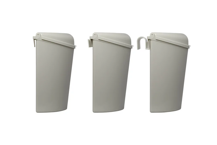 ProPlus 370402 Abfallbehälter mit Deckel für Anhänger und Wohnmobile, 6 l