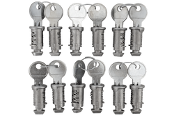 Set mit universellen Schlössern und Schlüsseln (12 Stück)