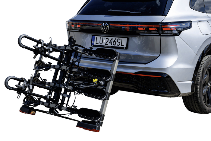 Inter Pack New Spider 4 - Anhängerkupplungs-Fahrradträger für 4 Fahrräder