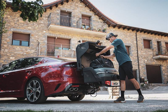 Towbox EVO urban black - Heckträgerbox