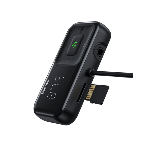 FM-Transmitter BASEUS T Typ S-16 Bluetooth 5.0 MP3 + Kfz-Ladegerät 2x USB
