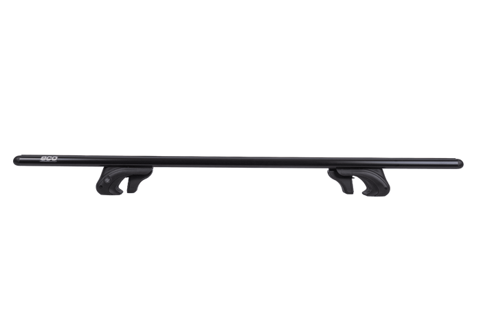 Eco Alubase 120 Dachträger - universeller Aluminium-Dachträger für offene Dachreling (schwarz)