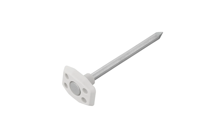 Set mit zehn ProPlus Heringen für Zeltunterlagen 361736V01, Metallheringe für Campingmatten, 10 cm