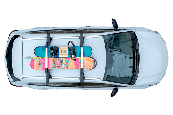 Inter Pack Frostline 4 - ausziehbarer Aluminiumhalter für 4 Paar Ski oder 2 Snowboards