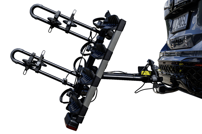 Inter Pack New Spider 4 - Anhängerkupplungs-Fahrradträger für 4 Fahrräder
