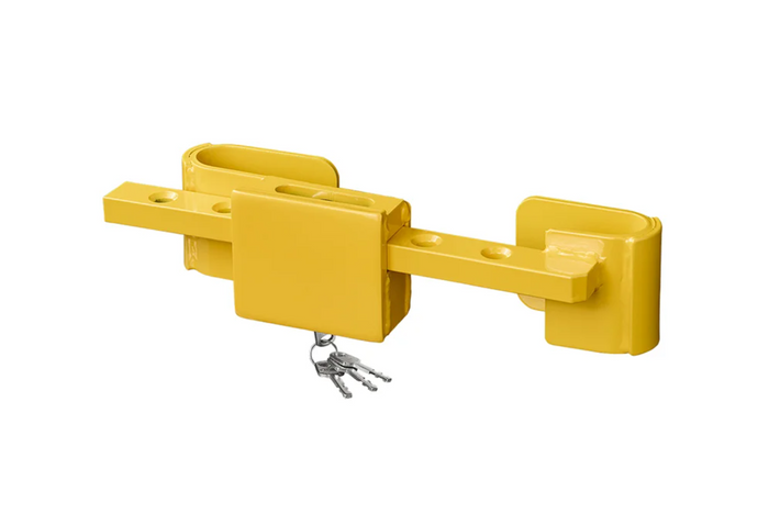Diebstahlsicherung für Containeranhänger ProPlus 381341V01 verstellbares Schloss 23-42 cm