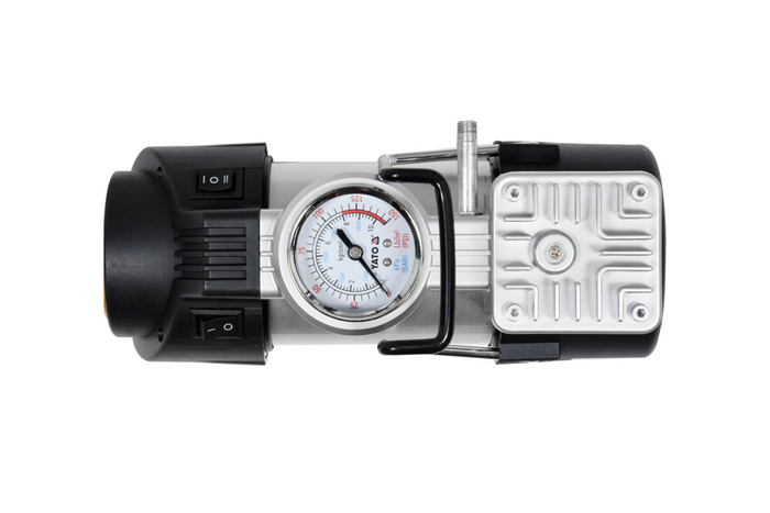 YATO YT-73460 Autokompressor mit LED-Lampe 12V 180W