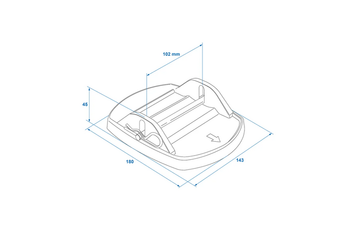 ProPlus 361528 Wohnwagen-Stützbein-Set