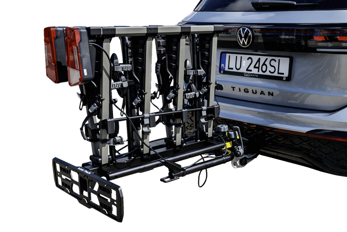 Inter Pack New Spider 4 - Anhängerkupplungs-Fahrradträger für 4 Fahrräder