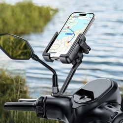 BASEUS GoTrip Serie universelle Handyhalterung für Fahrrad/Motorrad mit Spiegel