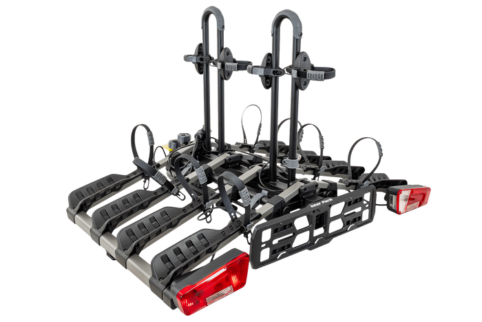 Inter Pack New Spider 4 - Anhängerkupplungs-Fahrradträger für 4 Fahrräder