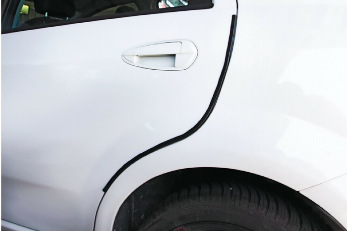 LAMPA Türkantenschutzleiste, 5 m, Schwarz