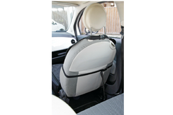 Hundetransportbox mit Lampe, Autositzschutz 40x40cm