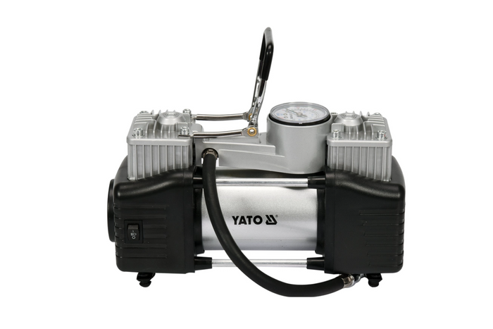 YATO YT-73462 Autokompressor mit 250-W-LED-Lampe