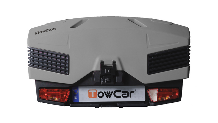 Towbox EVO classic grey - Gepäckbox für die Anhängerkupplung