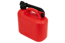 5-Liter-HERMON-Kunststoffkanister mit Trichter, rot