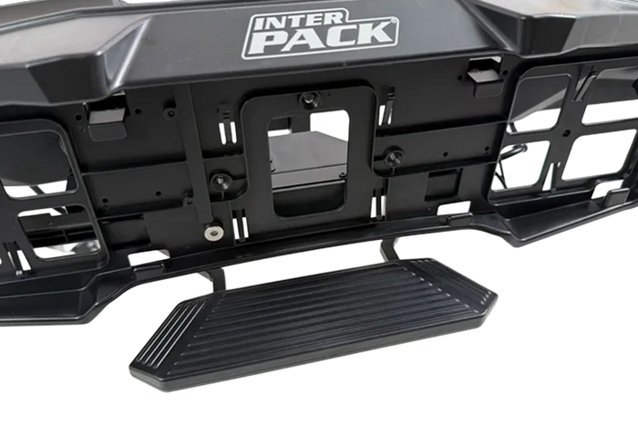 Platforma rowerowa na hak WG-TPAF3 na 3 rowery składana światła LED (czarna)