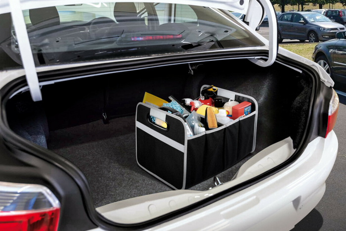 LAMPA Shop&amp;Store L Einkaufskorb, faltbarer Aufbewahrungsbehälter, 50 x 33 cm