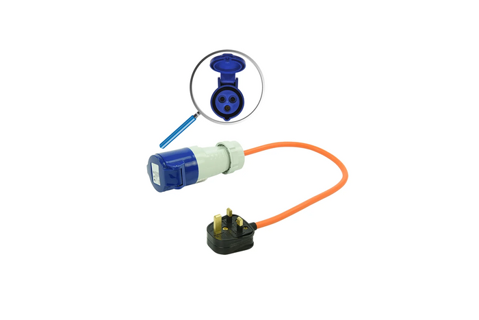 Adapter mit UK-Stecker und CEE-Steckdose 16A ProPlus 373522, 40 cm Kabel