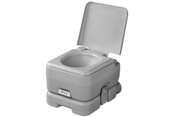 ProPlus 370415CR Tragbare Campingtoilette Grau 10L/10L