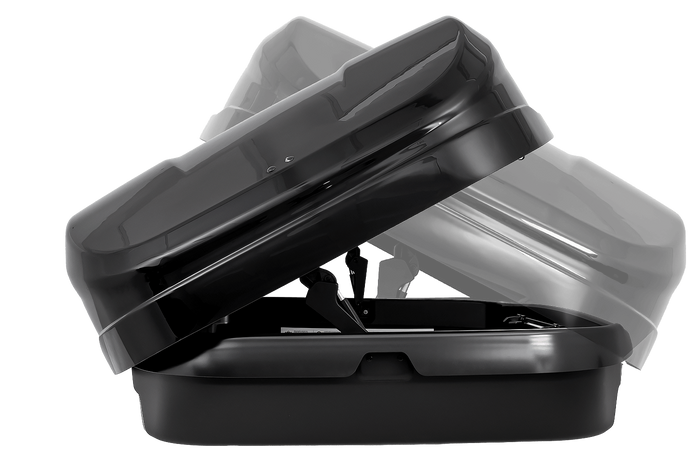 Inter Pack Monsun M Dachbox, Schwarz Metallic