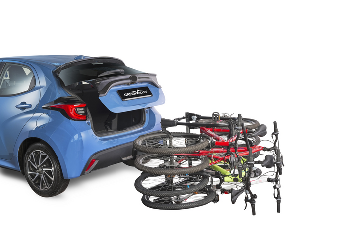 Green Valley Discovery 4 - Anhängerkupplungs-Fahrradträger für 4 Fahrräder