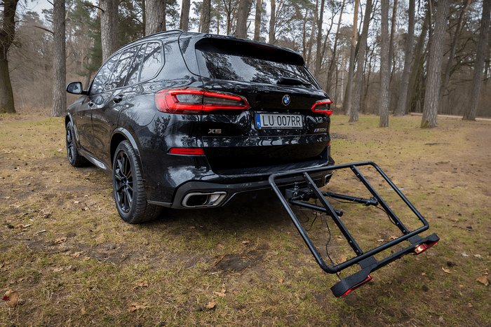 Inter Pack Re-Cargo Anhängerkupplungsplattform + Adapter für den Transport von 2 Fahrrädern