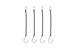 Satz mit vier Sicherheitsseilen mit Haken ProPlus 342130S, Länge 285 mm