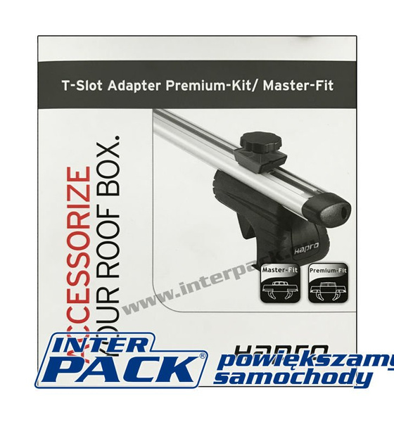 T-Profil MF (Nuten) - Adapter für T-Nut-Träger - Inter Pack Traxer, Carver, Zenith