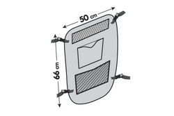 Hundetrennwand LAMP PET-4, 50 x 66 cm, zur Befestigung an den Vordersitzen