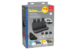 LAMPA Dido-2 Autositzbezüge, schwarz, für Busse und Transporter