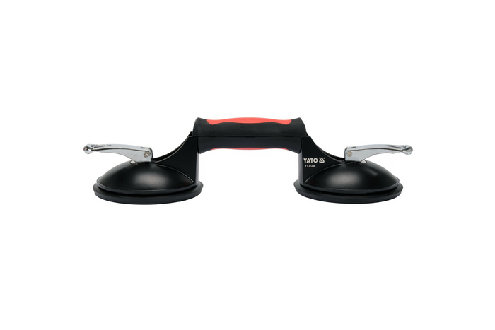 YATO YT-37236 Glashalter mit zwei Saugnäpfen, 125 mm, 120 kg
