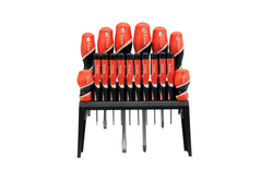 YATO YT-25982 18-teiliges Schraubendreher-Set mit Ständer