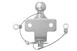 ProPlus 341216V01 Kugelkopf-Anhängerkupplung mit Doppelfunktion, 50 mm, 3500 kg