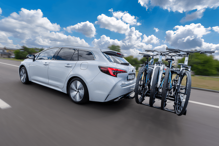 Inter Pack Quattro Fold – Anhängerkupplungs-Fahrradträger für 4 Fahrräder