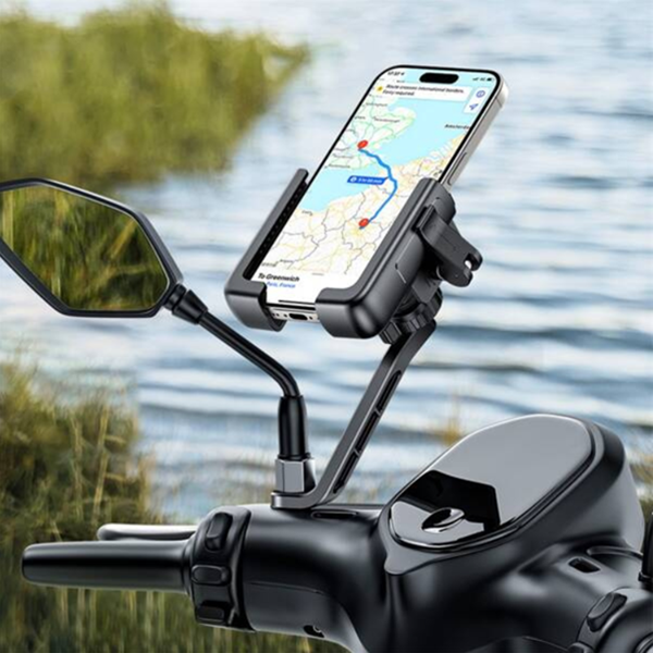 BASEUS GoTrip Serie universelle Handyhalterung für Fahrrad/Motorrad mit Spiegel
