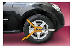 Radschloss LAMP WRADKLEMME Diebstahlschutz für 13–18"-Räder