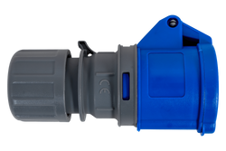 MANTES 2P+Z Steckdose, tragbare Steckdose 16A 230V mit Klappe