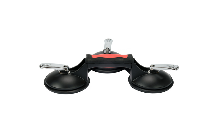 YATO YT-37237 Glashalter mit drei Saugnäpfen, 125 mm, 190 kg