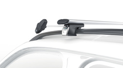 Atera Signo RT 048222 Schwarz (122 cm) Aluminium-Dachträger für Reling