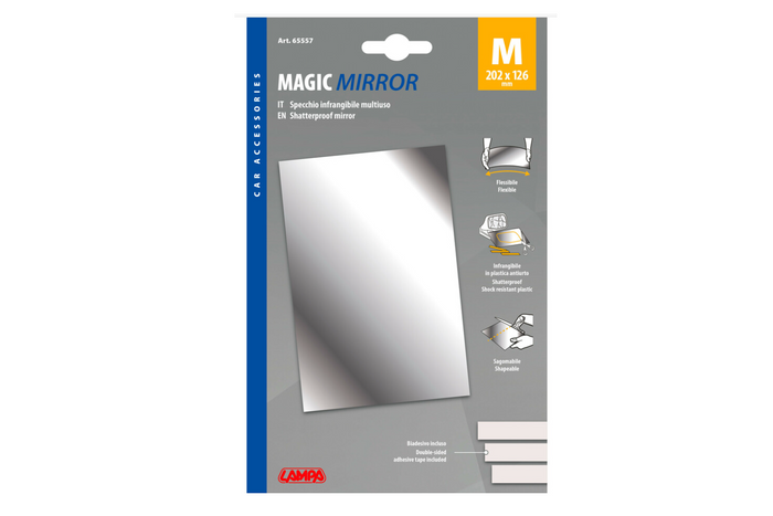 Selbstklebender Spiegel LAMP Magic-Mirror M 202x126mm