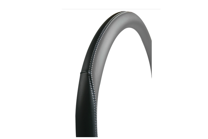 LAMPA CLUB Lenkradbezug 37-39 cm grau-schwarz