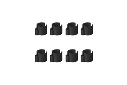 Set mit acht ProPlus-Kabelhalterungsclips 366486, 22–32 mm Durchmesser