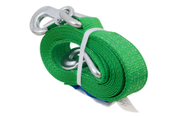 Abschleppseil mit Haken HILLS Abschleppgurt 5 m/60 mm/6 t grün