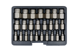 Schraubenausdreher für beschädigte Innenschrauben YATO YT-06034 3-23mm 25 Stück.