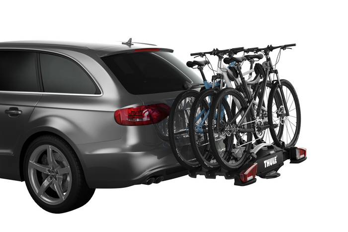 Thule VeloCompact - Anhängerkupplungs-Fahrradträger für 3 Fahrräder (926002)